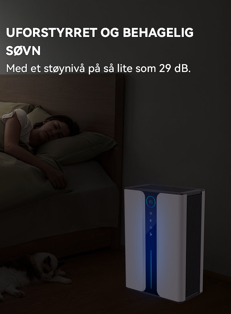 Norvilo Avfukter bakside nærbilde