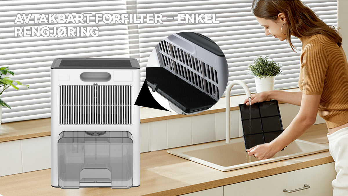 Norvilo Avfukter filter fjernes
