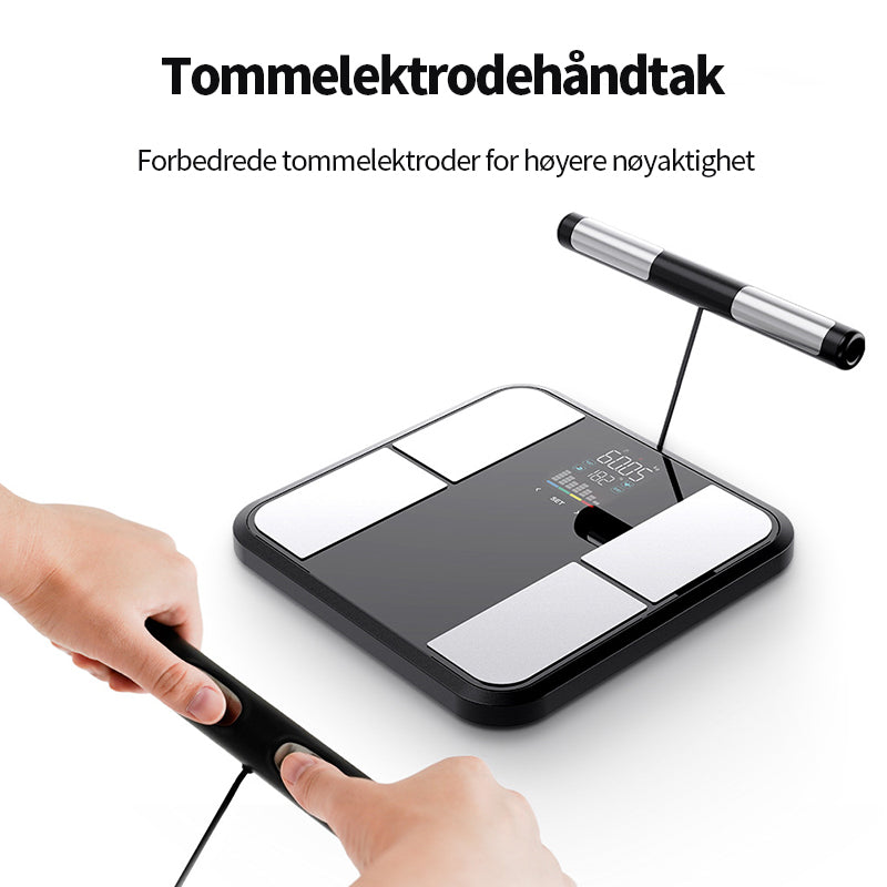 Norvilo Badevekt presise tommelelektroder i håndtaket
