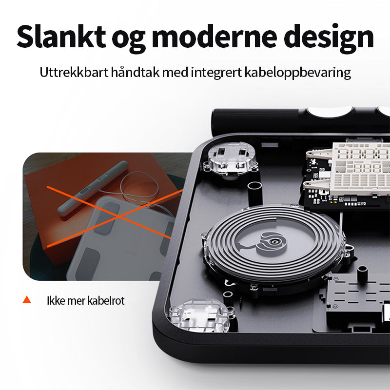 Norvilo Badevekt med integrert kabeloppbevaring